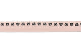 Fold-Over Elastic Pink Butterfly Print 0.63"