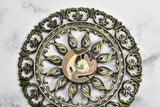 Floral Buckle Antique Bronze 5 Inch