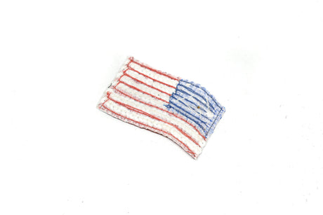 Applique Patch American Flag Peace Sign