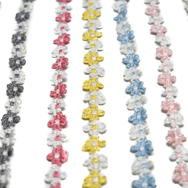 Floral Braided Gimp Trim 5/8" Two-Tone