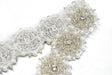 Beaded Flower Trim 1.50"