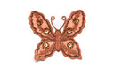 Beaded Sequin Butterfly Applique