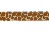 Fold-Over Elastic Giraffe Print Pink 0.63"
