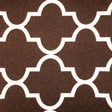 Brown White Moroccan Canvas Waterproof Outdoor Fabric