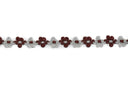Floral Braided Gimp Trim 5/8" Two-Tone