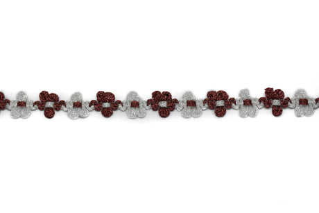 Floral Braided Gimp Trim 5/8" Two-Tone