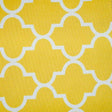 Yellow White Moroccan Canvas Waterproof Outdoor Fabric