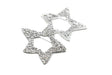 Rhinestone Star Brooch 3 x 2.50
