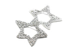 Rhinestone Star Brooch 3 x 2.50