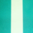 Aqua White Stripe Canvas Waterproof Outdoor Fabric