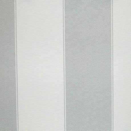 Light Gray Ivory Stripe Canvas Waterproof Outdoor Fabric,