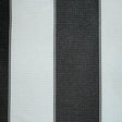 Black White Stripe Canvas Waterproof Outdoor Fabric