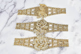 Gold Rhinestone Buckles