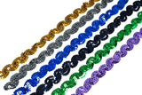 Sequins Trim Wavy 0.50" 1 Yard