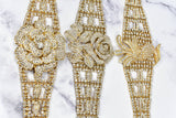 Gold Rhinestone Buckles