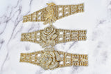 Gold Rhinestone Buckles