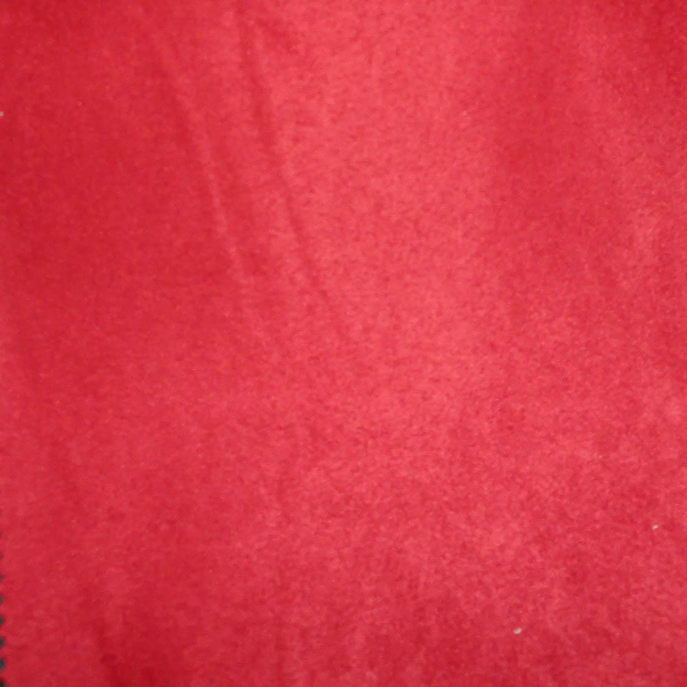 Red Micro Fiber Micro Suede Upholstery Fabric,