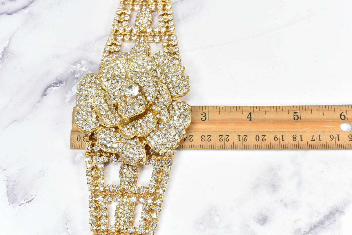 Gold Rhinestone Buckles