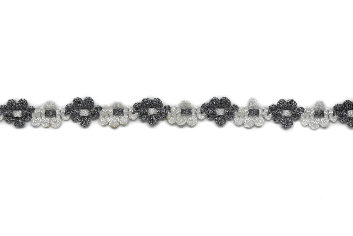 Floral Braided Gimp Trim 5/8" Two-Tone