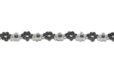 Floral Braided Gimp Trim 5/8" Two-Tone