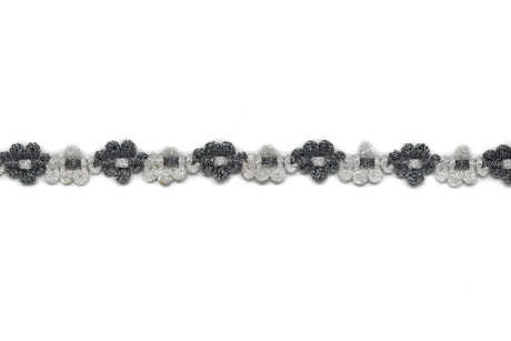 Floral Braided Gimp Trim 5/8" Two-Tone