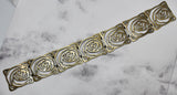 Bronze Rose Buckle Decorative 15.5in x 2in