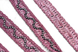 Rhinestone Trim Raffia 1" Yard