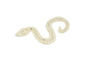 Beaded Snake Applique with Sequins