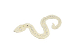 Beaded Snake Applique with Sequins