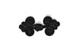 Frog Button Closure Black Sew-On 3.25 x 1.50