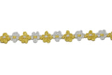 Floral Braided Gimp Trim 5/8" Two-Tone