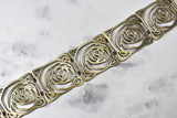Bronze Rose Buckle Decorative 15.5in x 2in