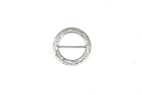 Rhinestone Slider Buckle Round
