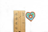 Heart Applique Two-Tone Rhinestone 1" x 0.75"