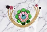 Floral Buckle with Daisy Chained Charms