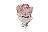 Embroidered Iron-On Santa Claus Patch 2.50 x 4