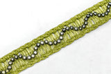 Rhinestone Trim Raffia 1" Yard