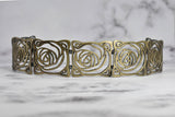 Bronze Rose Buckle Decorative 15.5in x 2in