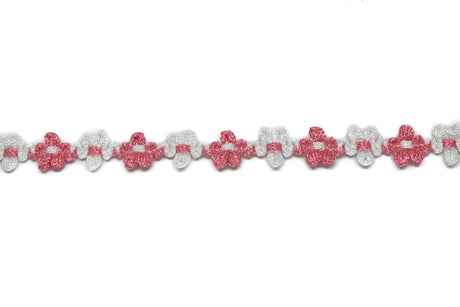 Floral Braided Gimp Trim 5/8" Two-Tone