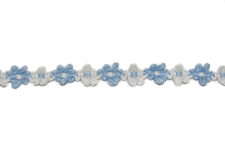 Floral Braided Gimp Trim 5/8" Two-Tone