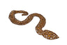 Beaded Snake Applique with Sequins