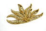 Sequins Applique Floral Gold Silver