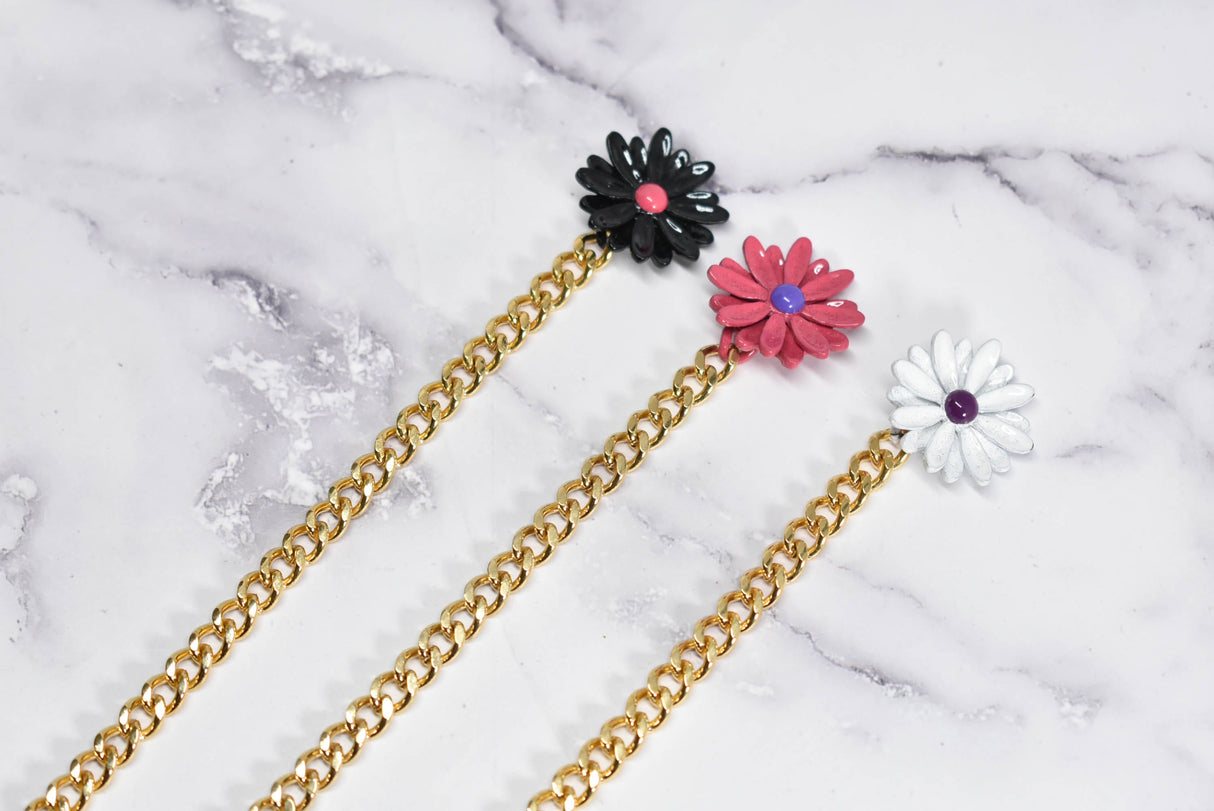 Floral Buckle with Daisy Chained Charms