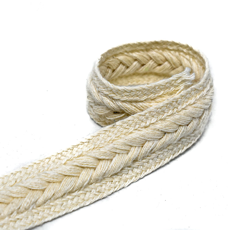 Gimp Trim Off-White Knitted 3/4"