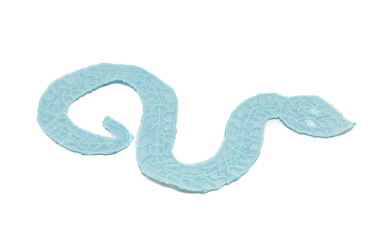 Beaded Snake Applique with Sequins