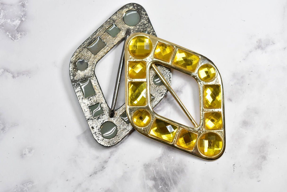 Ribbon Slider Buckles Diamond Gemstone