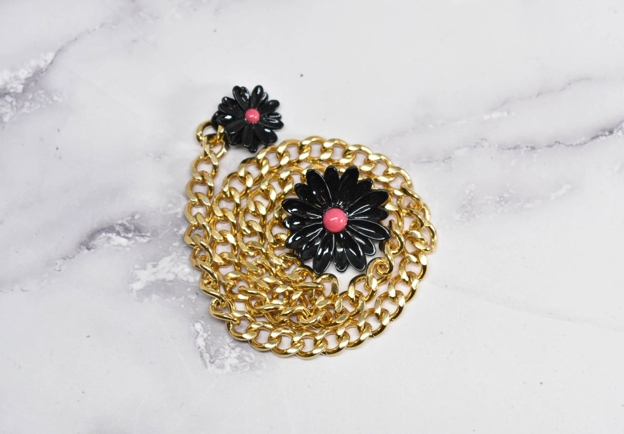 Floral Buckle with Daisy Chained Charms