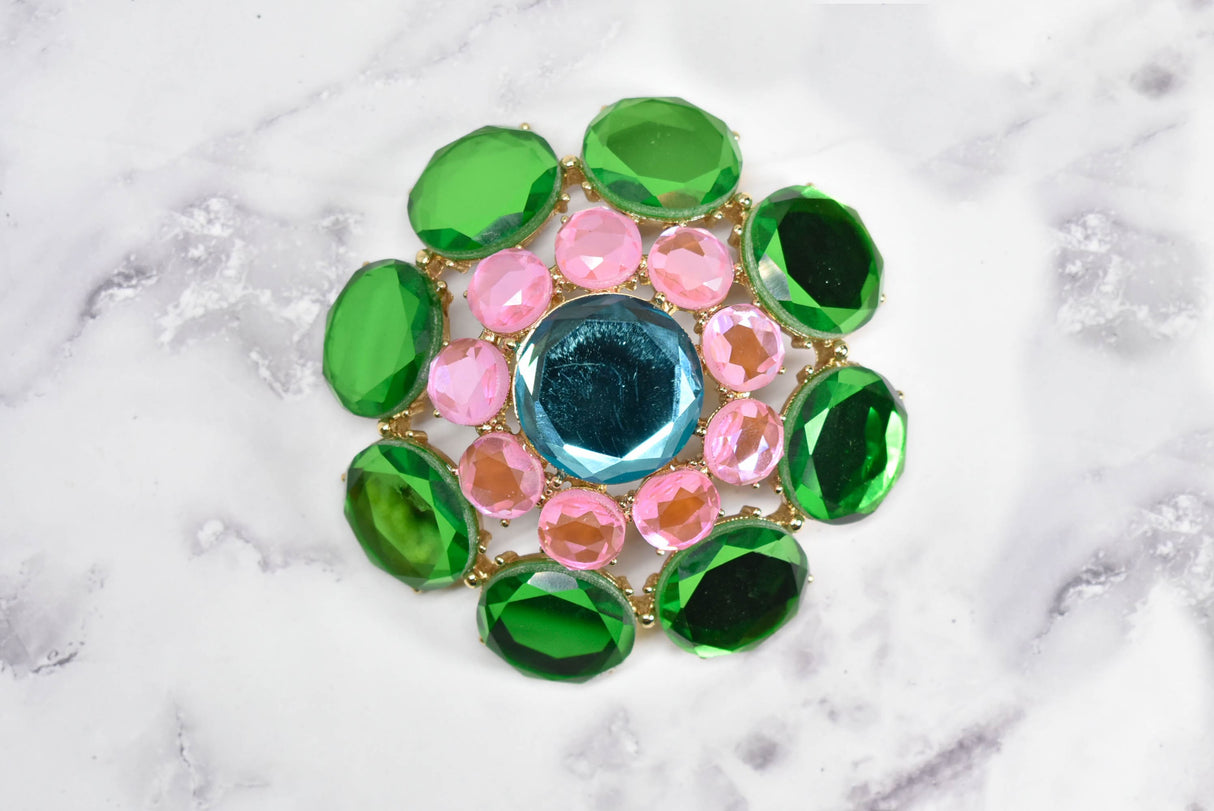 Floral Buckle with Daisy Chained Charms