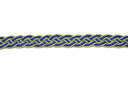 Braided Gimp Trim Metallic Two-Tone 1/2"