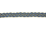 Braided Gimp Trim Metallic Two-Tone 1/2"